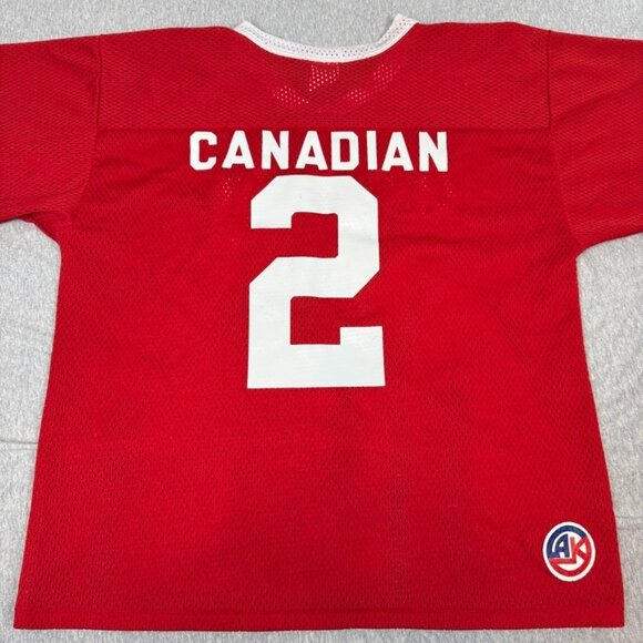 Vintage Molson Canadian Beer Athletic Knit Jersey Grey Cup 2003 Men's Size Large - Picture 3 of 11